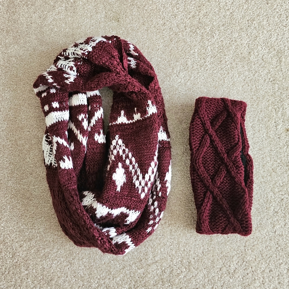 Infinity Scarf and HeadBand Add on $10